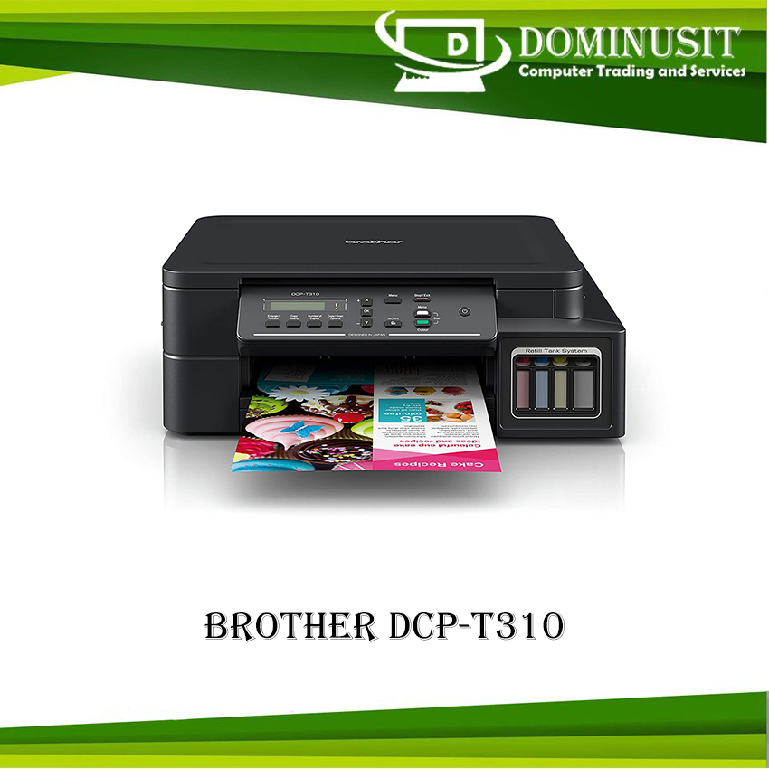 test print brother dcp t310
